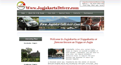 Desktop Screenshot of jogjakartadriver.com